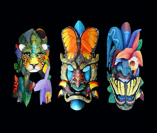 Rainforest Masks of Costa Rica